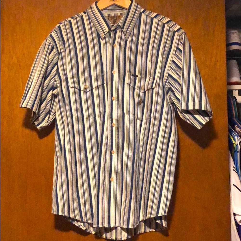 Mid weight short sleeve button down, Madison Creek